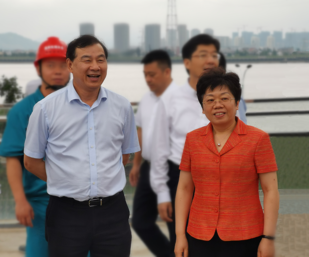 副省长陈奕君考察调研杭钢紫光温州项目