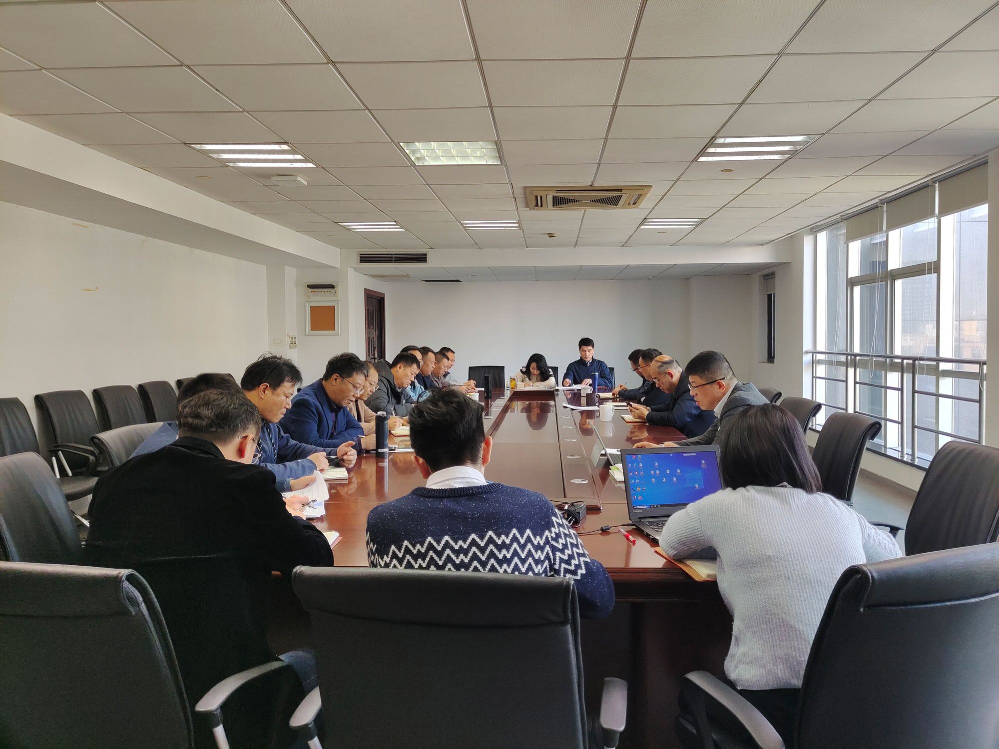 紫光环保党委传达学习党的十九届六中全会精神